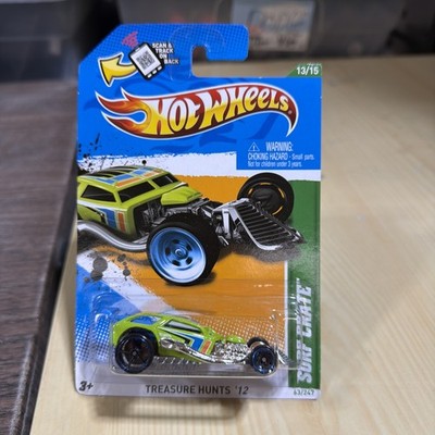 HOT WHEELS TREASURE HUNT 2012 SURF CRATE GREEN