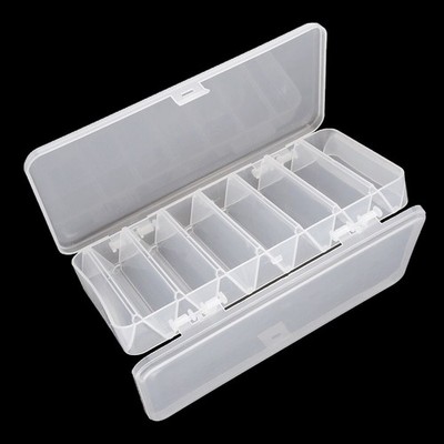 Double Side 14 Compartments Fishing Lure Box, Multi-function Fishing Tackle Box