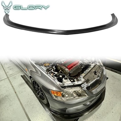 Fits 06-07 Mitsubishi Lancer Evo MDA Style Front Lip Bumper Guard Protector PU