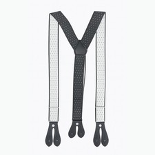 25MM MENS ELASTICATED HEAVY DUTY BUTTON HOLE TROUSER BRACES ADJUSTABLE SUSPENDER