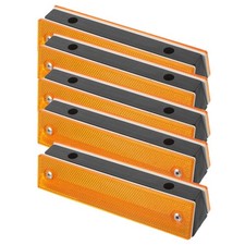 5 Pcs Road Reflective Markers Driveway Pavement Plastic Reflectors