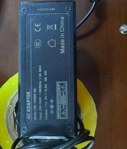 DM-120800-SA 12V 8A 96W Cash Register/Monitor Netzteiladapter Ladegerät