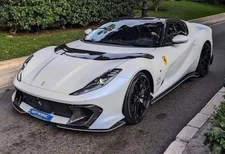 Ferrari 812 Competizione A Onda Marina Matt White 1/12 Diecast Model Car BBR