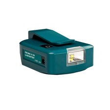Dual USB Power Source Charger Li-ion Battery Adapter For Makita 14.4-18V w/LED