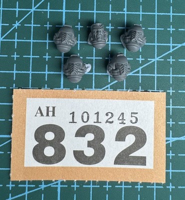 5 Space Marine Helmet Head Primaris Intercessor 40k Bits Heresy Sergeant 