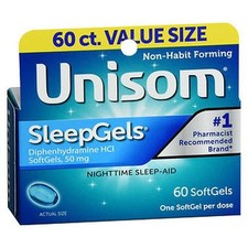 Unisom Sleepgels Nighttime Sleep Aid 60 Each