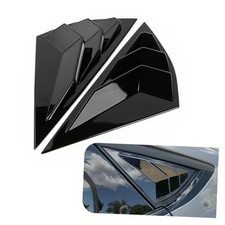 Side Scoop Louvers Cover for Mach E 2021 2022 2023 2024 2025 Glossy Black