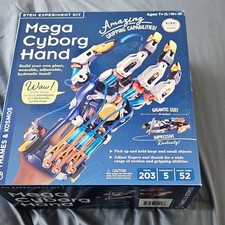 Thames Kosmos Mega Cyborg Hand Hydraulic STEM Kit, 203 Pieces, Manual New