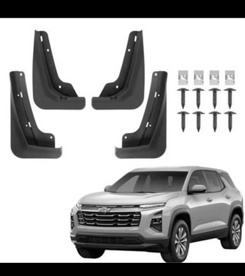 4 Pack Truck Mud Flaps for Chevy Equinox 2025 Front & Rear Splash Guards 