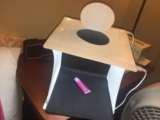 Portable Mini Photo Light Box 20cm LED Photography Studio Tent 6 Backdrops Carry