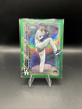 2025 Topps Chrome Holiday Blake Snell 🔥True Green Refractor /99 SP Dodgers