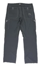 Kuhl Cargo Nylon Hiking Pants Mens 34x32 Snap Pockets Renegade Style? Dark Gray