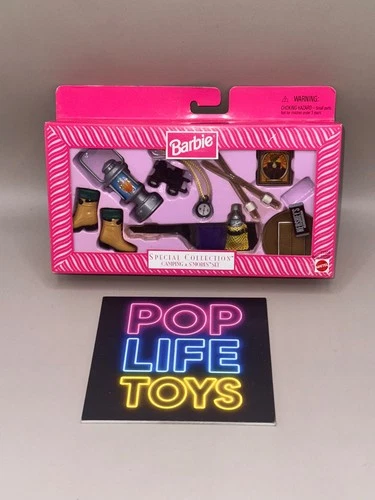 VTG 1989 Mattel  “Barbie Special Collection Camping & S’mores Set” #23504 *NIP*