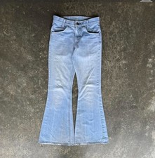 70s Levi  s orange tag bell bottoms-true vintage distressed low rise- fits xs