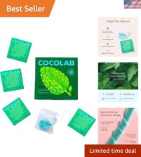 Woven Dental Floss - Mint Coconut Oil, 4 Spools of 33 Yards Each