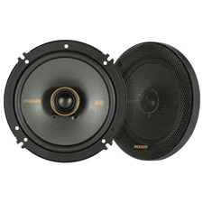 Kicker 51KSC6504 KS-Series 6.5" Coaxial Speakers with .75" tweeters, 4-Ohm, P...