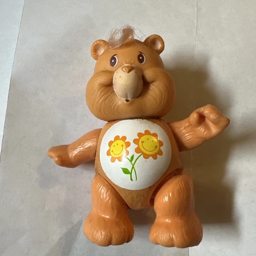 Vintage Care Bears FRIEND BEAR PVC Poseable Figure 
