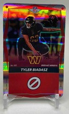 2025 Uno Elite Alt Jerseys Tyler Biadasz Red Foil #012 Commanders