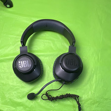 JBL Quantum 100 Black Over-Ear Wired 3.5mm Gaming Headset Boom Mic