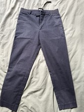 Uniqlo Men’s Slim Fit Check Pants Size S Gray - Stylish
