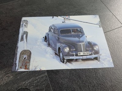 Opel Kapitän / 1938  - kleines Poster - Bild - Werbung (W4)