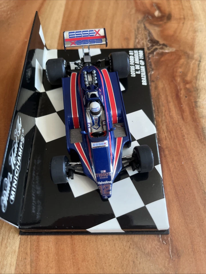 MiniChamps: Lotus Ford 81 #12 Elio de Angelis Brazlian Grand Prix 1980 1:43 - Изображение 4 из 4