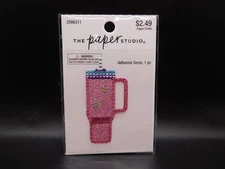 The paper studio tumbler Rhinestone sticker 1pc