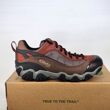 Size 9 Wide - Oboz Firebrand II Low B-Dry Waterproof - Earth - Mens