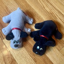 Tonka Pound Puppies 1986 Vintage Plush Lot Of 2 Small Dog Stuffed Animals