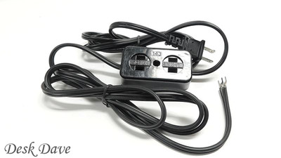 New Lead Power Cord Light/Motor Block, 143, BROTHER JANOME NEWHOME NECCI RICCAR+