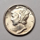 MS 1944 S Mercury Dime San Francisco 10C Silver US Coin