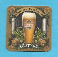 1 BIERDECKEL DES BALL-UND BRAUHAUS WATZKE DRE...