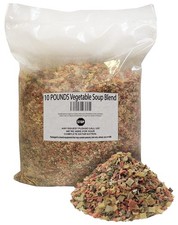 10 POUNDS Vegetable Soup Blend Dried Dehydrated Vegetable Flakes To Make Rame...
