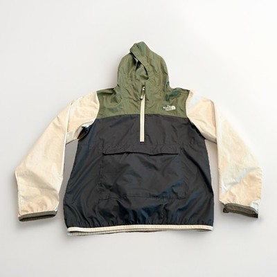 The North Face Youth Boys Windwall Water-Repellent Hooded Fanorak Jacket M 10/12
