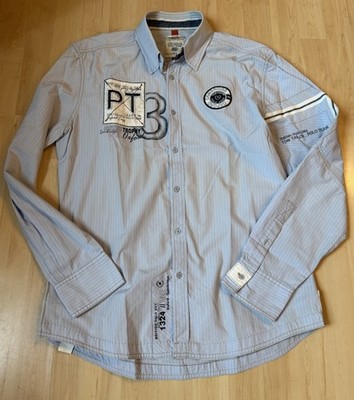 Tom Tailor Polo Team Langarm Hemd Gr L fitted, gebraucht