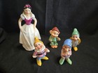 Vintage 1950 Hummel Germany Snow White and 7 Dwarfs ALL BLUE STICKERS Rare — photo 3