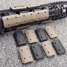 M-lok Rail Covers 12 Piece Polymer Pannel Covers Fit Mlok Rail System Black/TAN