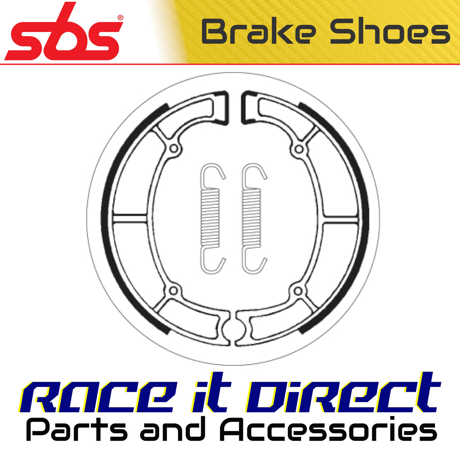 Brake Shoes for KAWASAKI VN 800 CLASSIC 1996-2005 Rear SBS