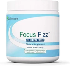 Nutra Biogenesis Focus Fizz GABA L-Theanine Powder Supplement Unisex EXP 09/26