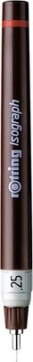Rotring Isograph Technical Pen, 0.25 mm 1 Count (Pack of 1), Black 