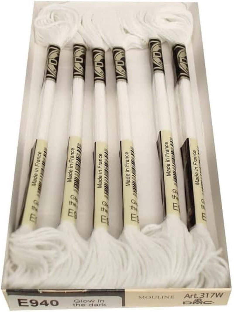 DMC Light Effects Embroidery Floss 8.7 Yards Glow in the Dar