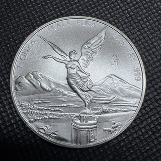 2015 Mexico 1 Oz .999 Fine Silver Libertad Coin UNC Uncirculated