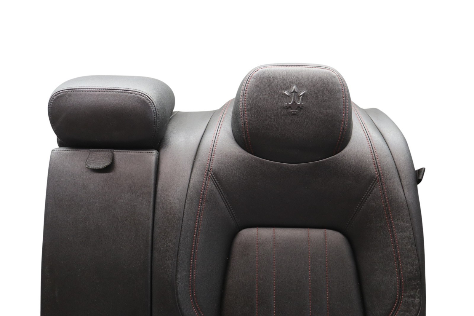 14-17 Maserati Ghibli Rear Left Driver Side Second Row Upper Seat Black Oem