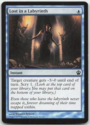 Lost in a Labyrinth 52 Common Theros NM MTG