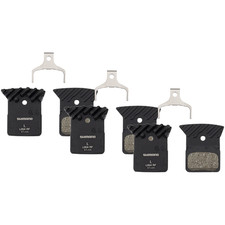 Shimano L05A-RF Resin Compound Disc Brake Pads with Alloy Finned Back Set of