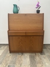 Remploy Mid Century Modern teak Bureau Writing Desk Vintage
