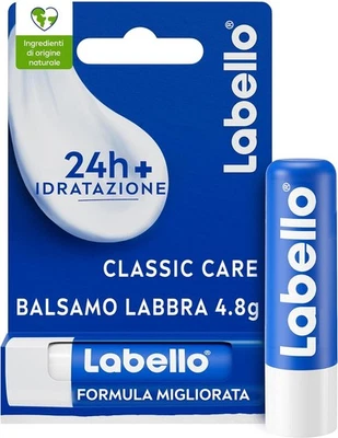 Labello Classic Care Balsamo Labbra 4.8 g Burrocacao labbra classico fondente