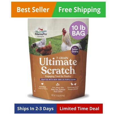 7-Grain Ultimate Chicken Scratch   Non-GMO Scratch Grain Treat for Chickens, ...