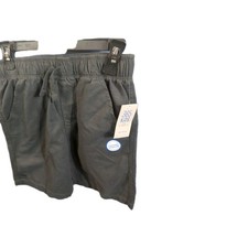 NWT 365 Kids from GARANIMALS Boys Size 10 Woven Shorts Solid Dark Gray Charcoal