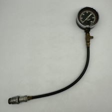 Vintage Compression Tester Gauge W Hose 0-300 Psi Dial 32881 Tool
